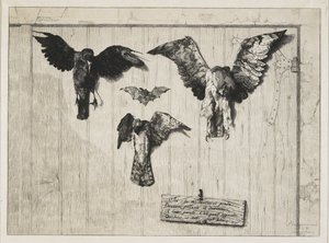 The Upper Part of a Door Panel by Felix Bracquemond